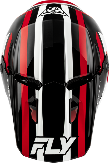FLY RACING 73-2002M KINETIC SYNC HELMET BLACK/RED/WHITE MD