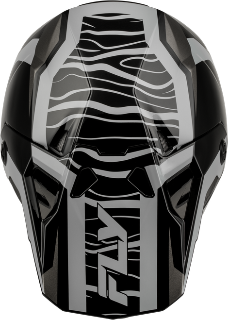 FLY RACING 73-0060YL YOUTH FORMULA CP CHARGE HELMET BLACK/GREY/LIGHT GREY YL