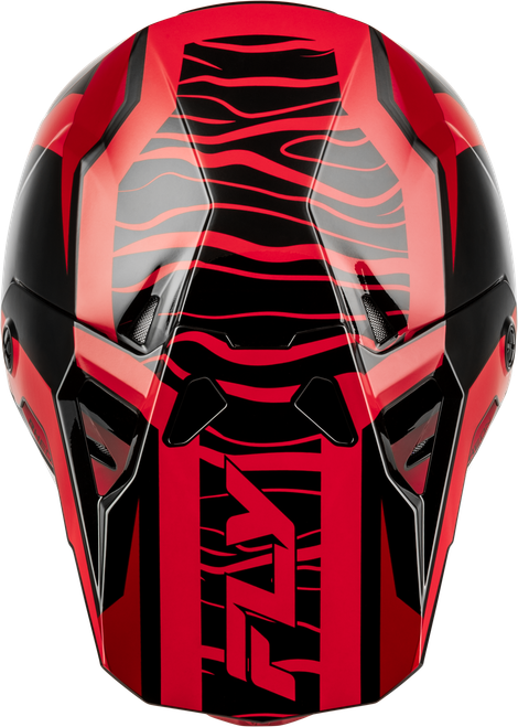 FLY RACING 73-00612X FORMULA CP CHARGE HELMET BLACK/RED 2X
