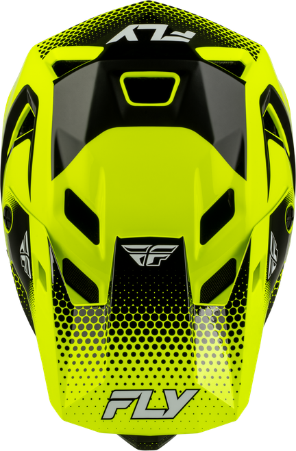 FLY RACING 73-3653M RAYCE SONAR BICYCLE HELMET HI-VIS/BLACK/WHITE MD