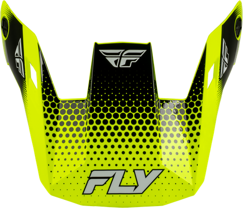 FLY RACING 73-3653VM RAYCE SONAR HELMET VISOR HI-VIS/BLACK/WHITE XS-LG
