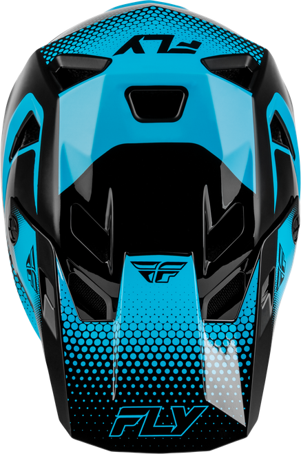 FLY RACING 73-3654XS RAYCE SONAR BICYCLE HELMET BLACK/ELECTRIC BLUE XS