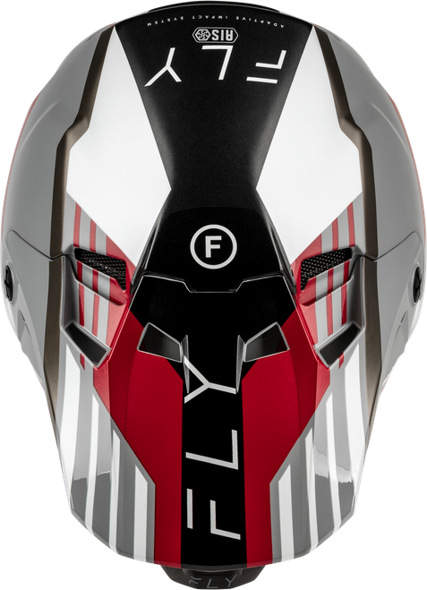 FLY RACING 73-4362M FORMULA CC STRIKE HELMET GREY/RED/BLACK/WHITE MD