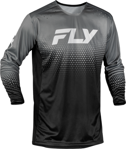 FLY RACING 380-050M RAYCE SONAR BICYCLE JERSEY BLACK/GREY/WHITE MD