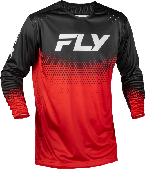 FLY RACING 380-052YM YTH RAYCE SONAR BICYCLE JERSEY RED/BLACK/WHITE YM