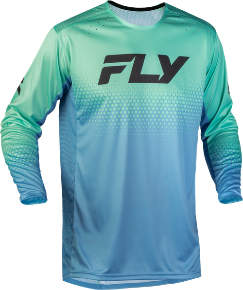 FLY RACING 380-055L RAYCE SONAR BICYCLE JERSEY TEAL/AQUA LG