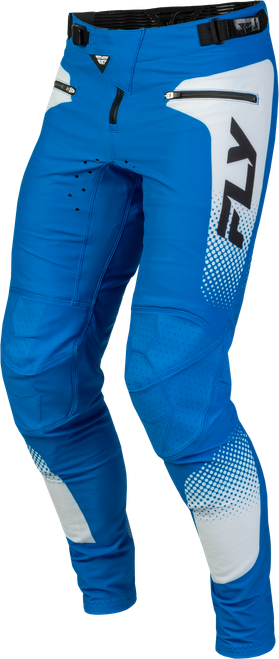 FLY RACING 380-06324 YTH RAYCE SONAR BICYCLE PANTS BLUE/WHITE/BLACK SZ 24