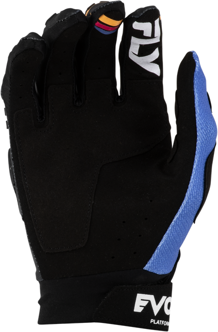 FLY RACING 380-113M EVOLUTION DST BOLT GLOVES BLACK/BLUE/MULTI MD