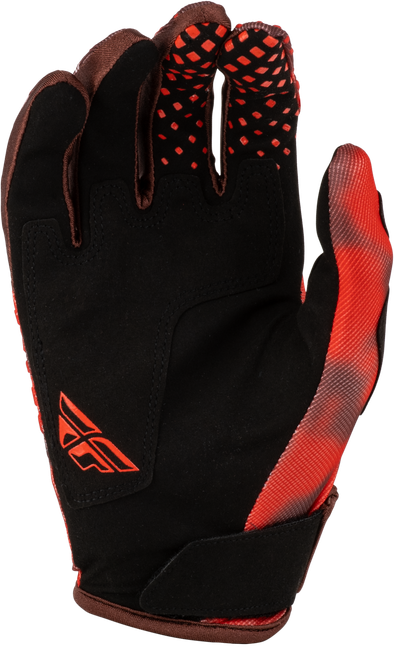 FLY RACING 380-412X KINETIC BLUR GLOVES RED/MAROON XL