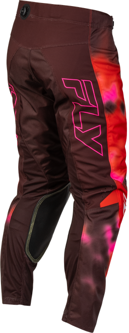 FLY RACING 380-43228 KINETIC BLUR PANTS RED/MAROON SZ 28