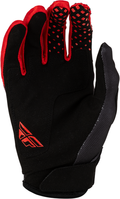 FLY RACING 380-511M KINETIC FADE GLOVES BLACK/RED/WHITE MD