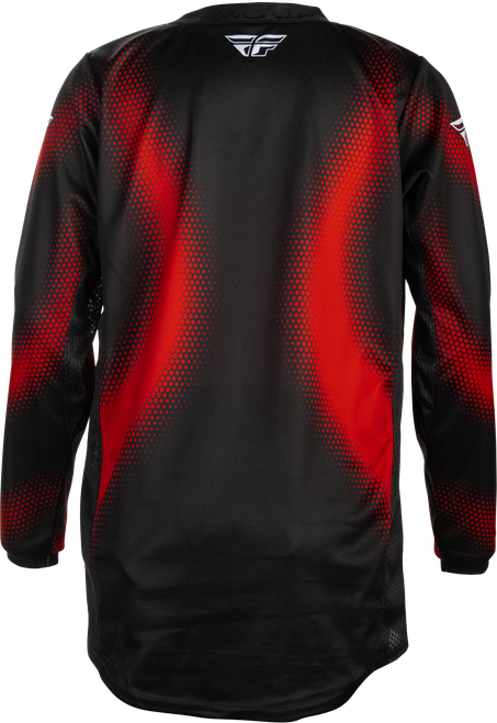 FLY RACING 380-526YXL YOUTH KINETIC TORCH JERSEY BLACK/RED/WHITE YXL