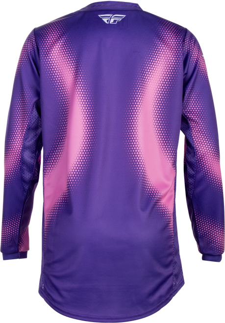 FLY RACING 380-528YXL YOUTH KINETIC TORCH JERSEY PURPLE/PINK YXL
