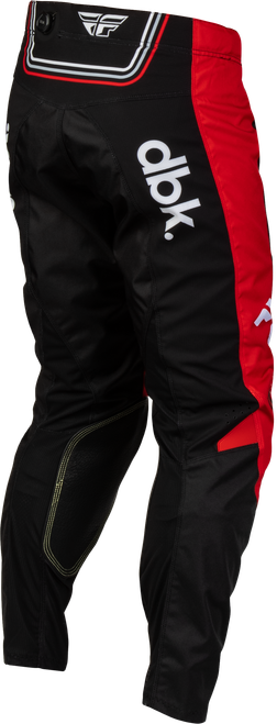 FLY RACING 380-53434 KINETIC DBK PANTS BLACK/RED/WHITE SZ 34