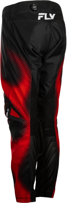 FLY RACING 380-53626 YOUTH KINETIC TORCH PANTS BLACK/RED/WHITE SZ 26