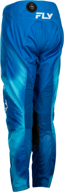 FLY RACING 380-53726 YOUTH KINETIC TORCH PANTS LIGHT BLUE/BLUE SZ 26