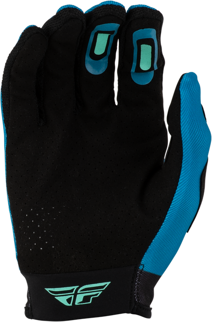 FLY RACING 380-611X WOMEN'S LITE FLAKE GLOVES AQUA/TEAL/BLACK XL