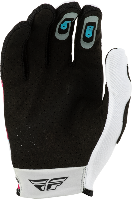 FLY RACING 380-7143X LITE VIBE GLOVES WHITE/PINK/BLUE 3X