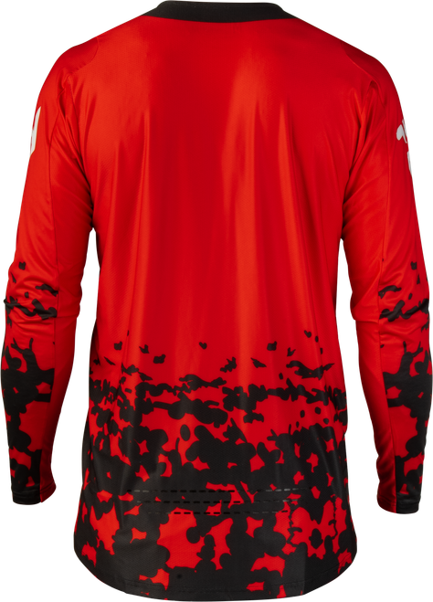 FLY RACING 380-722L LITE FLAKE JERSEY RED/GREY/BLACK LG