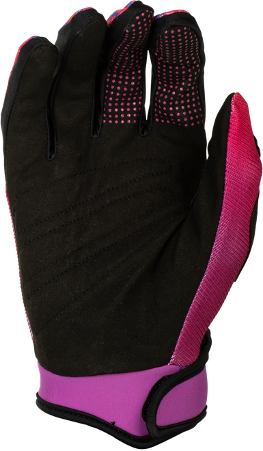 FLY RACING 380-813L F-16 LIFT GLOVES PINK/PURPLE/WHITE LG