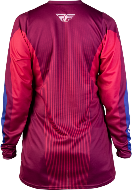 FLY RACING 380-823L WOMEN'S F-16 LIFT JERSEY PINK/PURPLE/WHITE LG