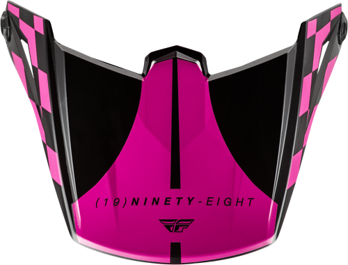 FLY RACING 73-3477V KINETIC LITE RIVAL HLMT VISOR GLOSS BLACK/PINK