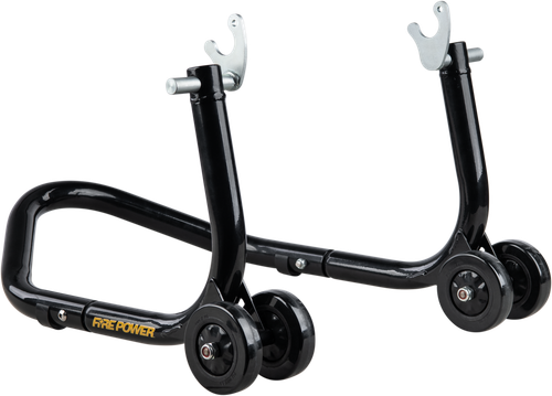 FIRE POWER 56-08200 FRONT/REAR PADDOCK STAND BLACK