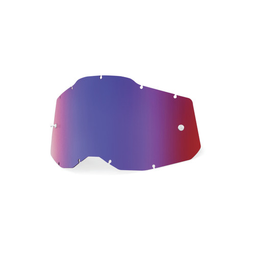 100% 59078-00008 RC2/AC2/ST2 SHEET MIRROR RED/BLUE LENS