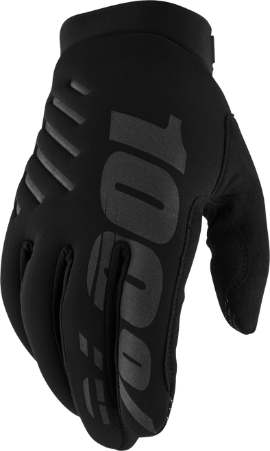 100% 10005-00003 BRISKER WOMEN'S GLOVES BLACK LG