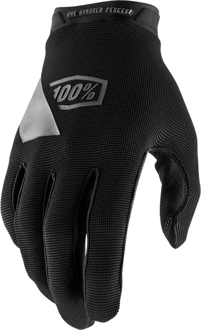 100% 10013-00004 RIDECAMP WOMEN'S GLOVES BLACK XL