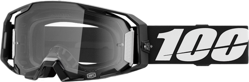 100% 50059-00001 ARMATIC GOGGLE BLACK CLEAR LENS
