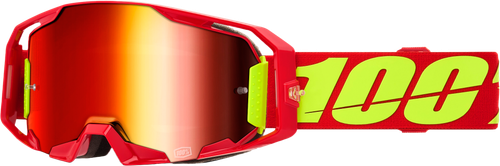 100% 50060-00005 ARMATIC GOGGLE RED MIRROR RED LENS