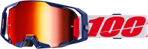100% 50066-00002 HYDROMATIC WATERCRAFT GOGGLE MACH Z MIRROR RED