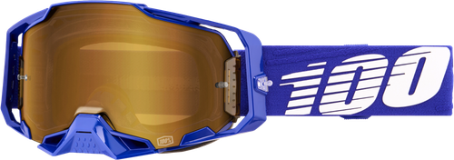 100% 50005-00047 ARMEGA GOGGLE KLEIN MIRROR TRUE GOLD LENS