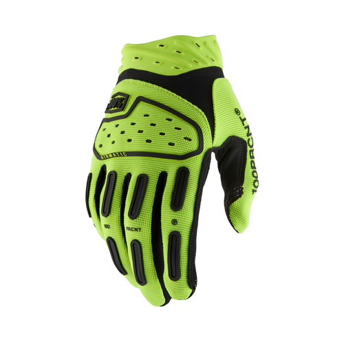 100% 10041-00008 AIRMATIC 2 GLOVES FLUO YELLOW LG