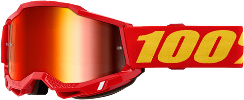 100% 50025-00013 ACCURI 2 JUNIOR GOGGLE RED MIRROR RED LENS