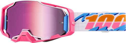 100% 50003-10022 ARMEGA HIPER GOGGLE LEFREAK HIPER PINK MIRROR LENS