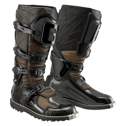 GAERNE 2197-013-10 FASTBACK ENDURANCE ENDURO BOOTS BLACK/BROWN SZ 10