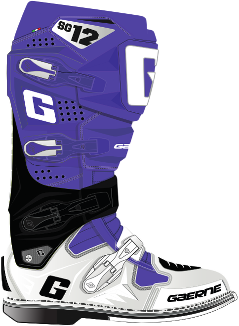 GAERNE 2174-123-42 SG12 LE BOOT PURPLE/BLACK/WHITE 08