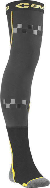 EVS FSN-HIVIZ-L/XL FUSION SOCK BLACK/HI-VIS LG/XL