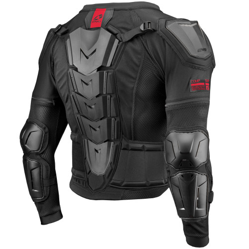 EVS CS20-BKR-M BALLISTIC JERSEY COMP SUIT BLACK/RED MD
