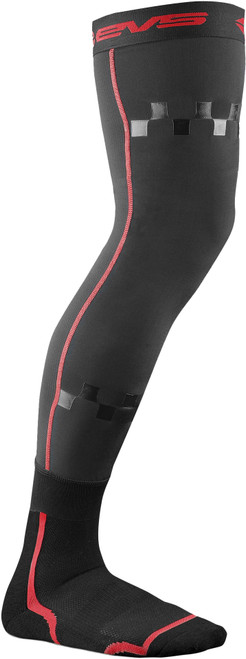 EVS FSN-R/BK-S/M FUSION SOCKS BLACK/RED SM/MD