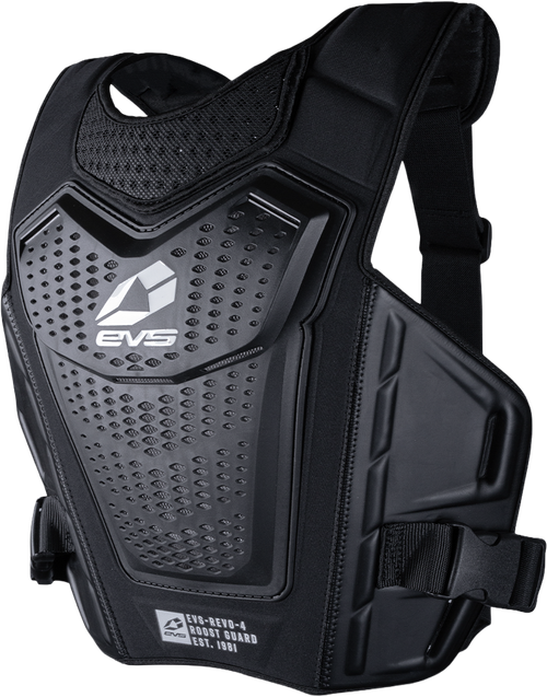 EVS RV4-BK/WH-S/M REVO 4 ROOST DEFLECTOR BLACK/WHITE SM/MD