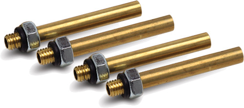 MOTION PRO 08-0168 REPLACEMENT 6MM SHORT BRASS ADAPTERS 4/PK
