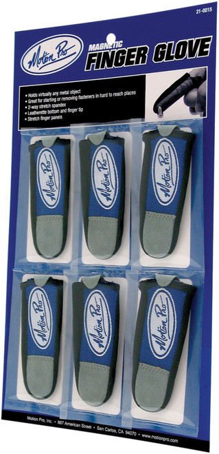 MOTION PRO 21-0015 MAGNETIC FINGER GLOVES 6/PK