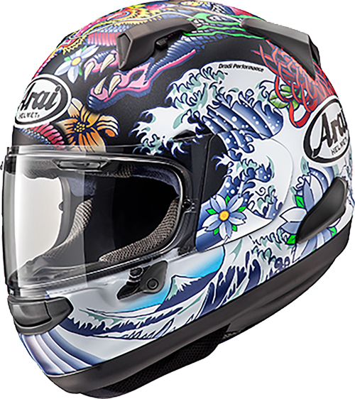 ARAI HELMETS 0101-17705 Quantum-X Oriental Helmet - Oriental Black Frost XS - Open Box