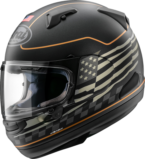 ARAI HELMETS 0101-18520 Signet-X US Flag Helmet - US Flag Black Frost Large - Open Box
