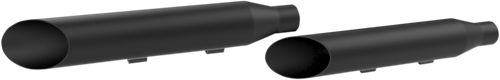KHROME WERKS 202895 3" HP-Plus® Slip-On Mufflers - Slash-Cut Black XL - Open Box