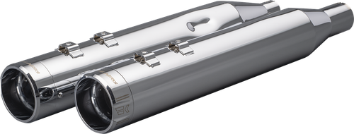 KHROME WERKS 202925 4-1/2" HP-Plus® Slip-On Mufflers - Chrome Klassic Tip - Open Box