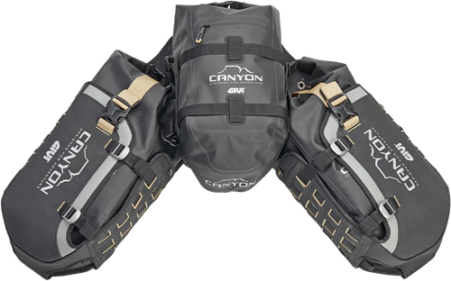 GIVI GRT721B CANYON ADV MODULAR BASE W/BAGS TWO 16L EA ONE 12L